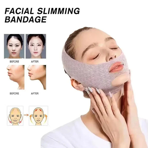Bandeau Liftant Visage V-Shape – Soin Remodelant & Raffermissant